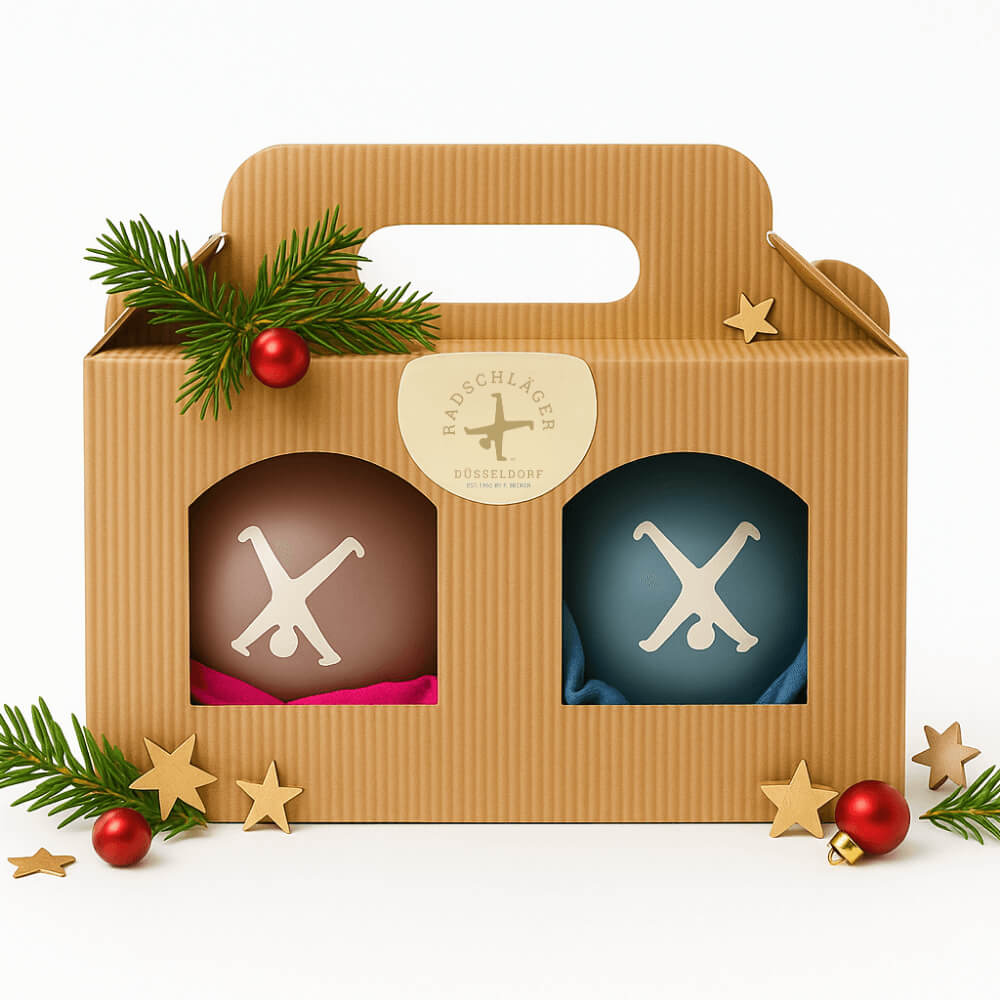 2-er Set Weihnachtskugeln