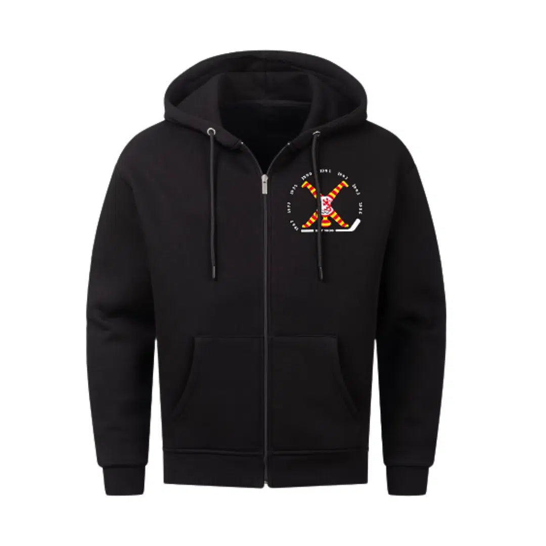 Sweatjacke "DEG x Radschläger" schwarz Unisex