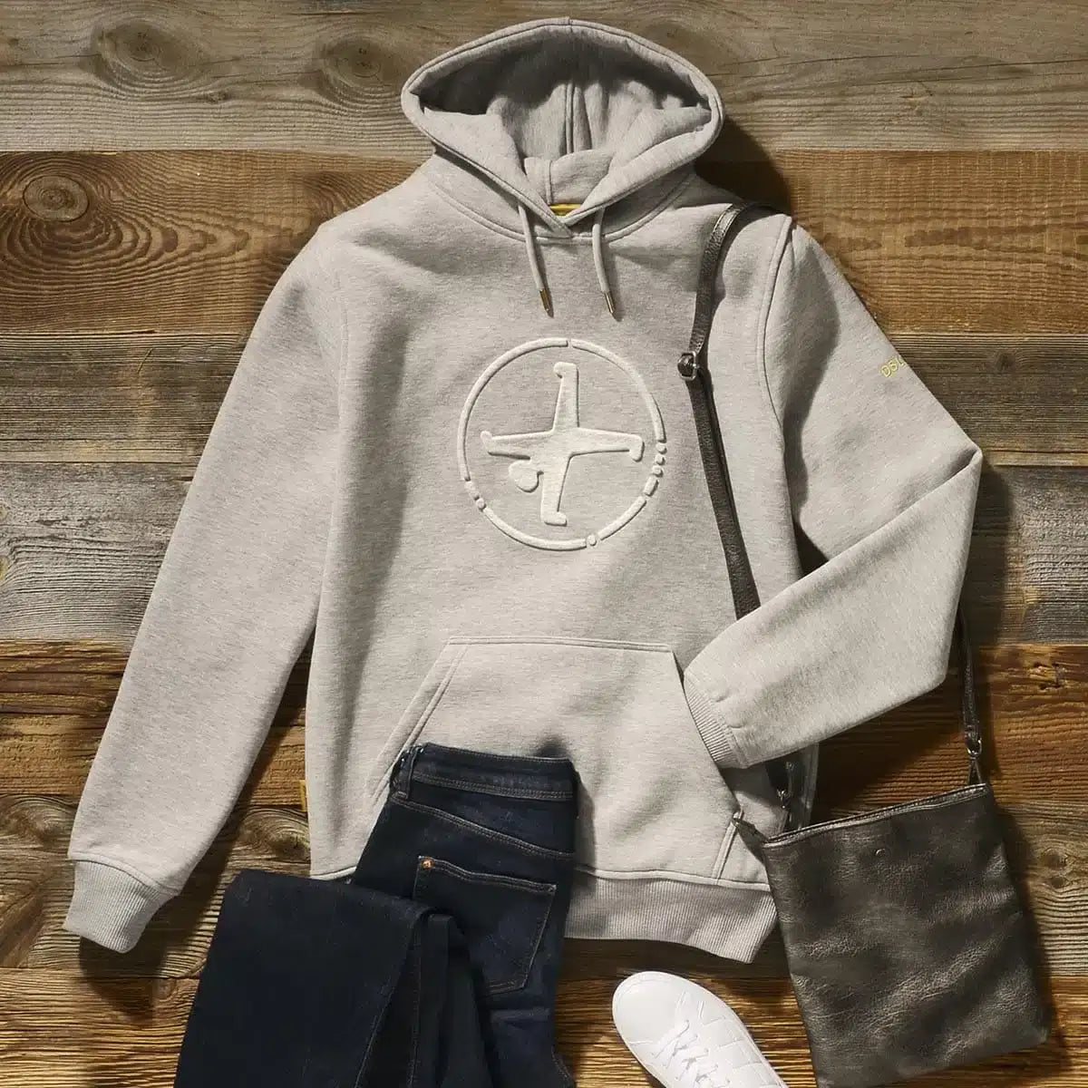 Hoodie Grau Unisex Radschläger