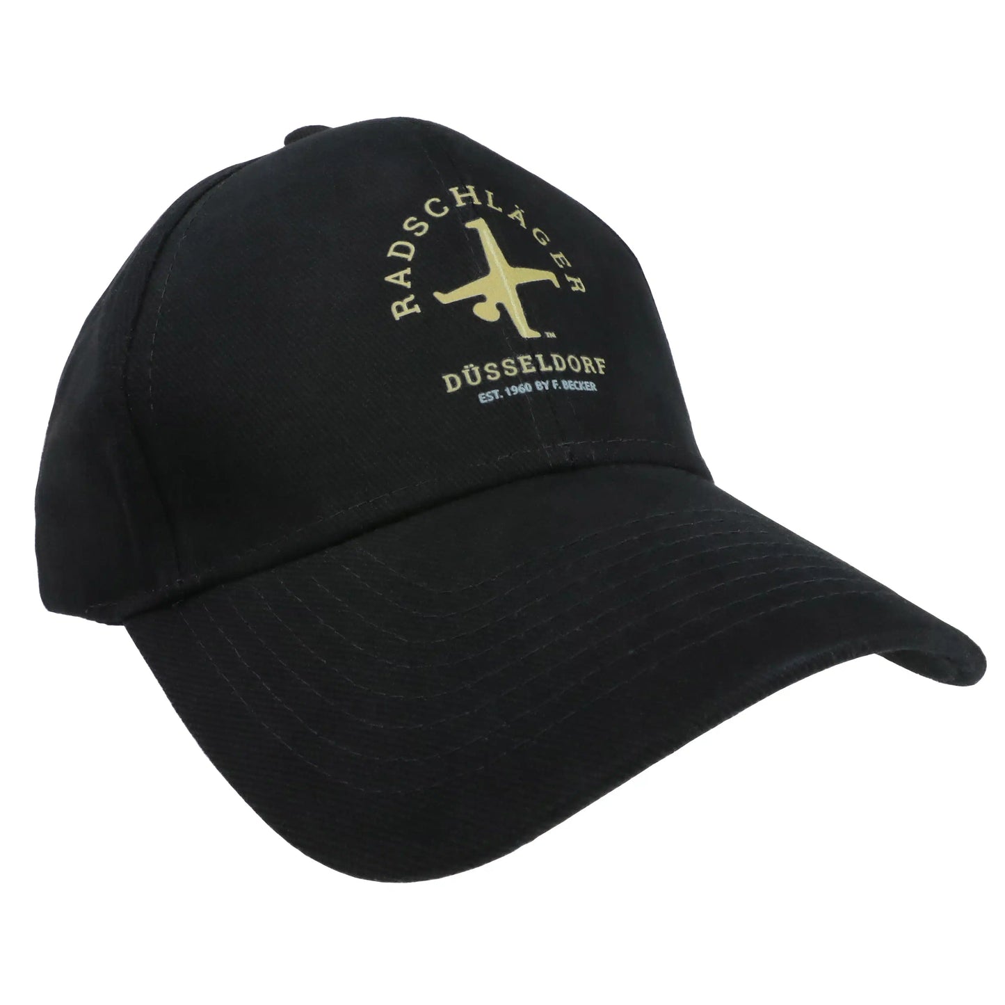 Cap schwarz mit Radschlägerlogo