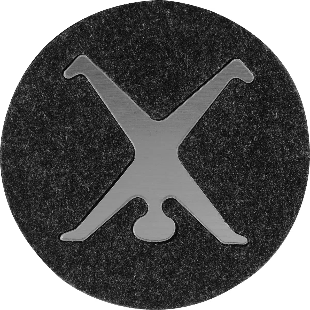 6er Set Glasuntersetzer Silber Radschläger