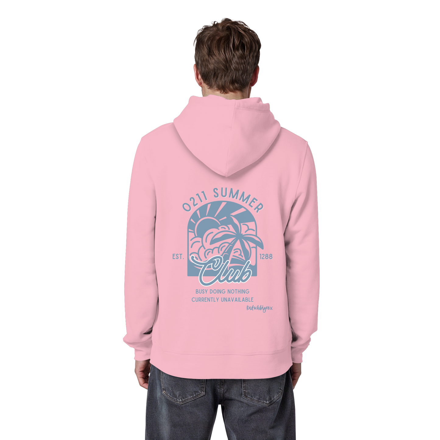 0211 Summer Club - Sunset Routine - Organic Basic Hoodie