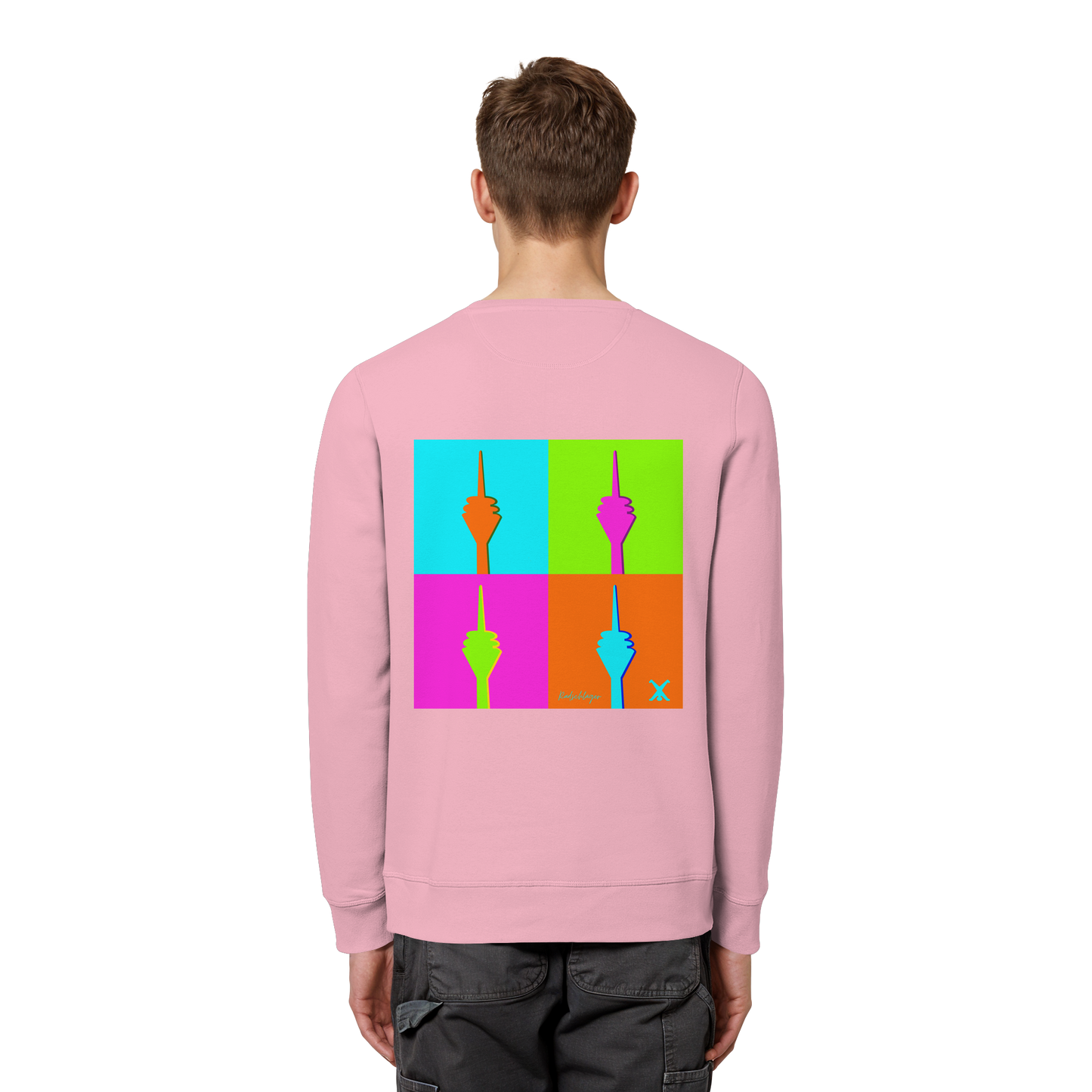 0211-Tower - Organic Basic Unisex Sweatshirt