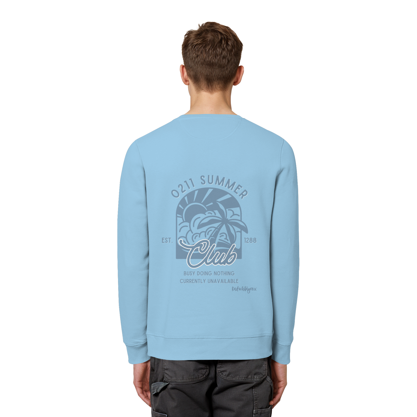 0211 Summer Club - Sunset Routine - Organic Basic Unisex Sweatshirt