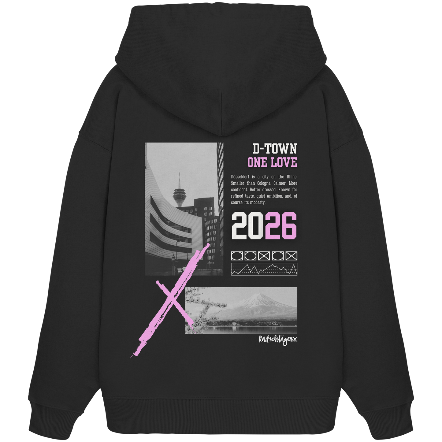 0211-OneLove - Organic Oversized Hoodie