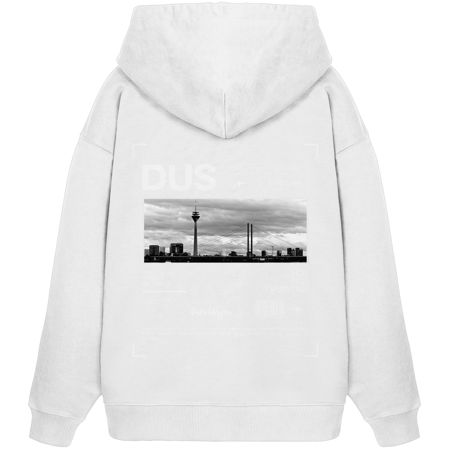 0211-Concrete - Organic Oversized Hoodie