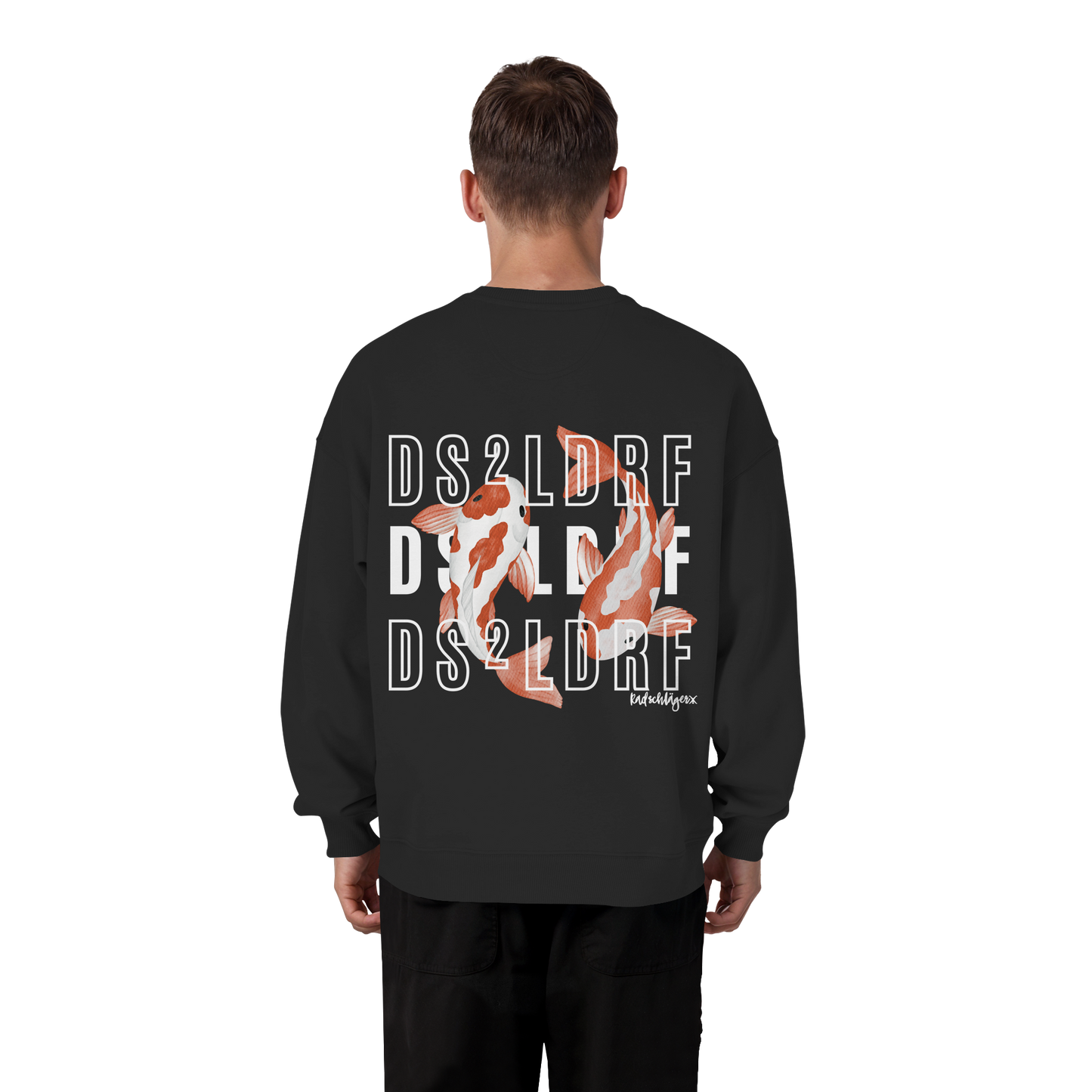 0211-Koi - Organic Oversize Sweatshirt