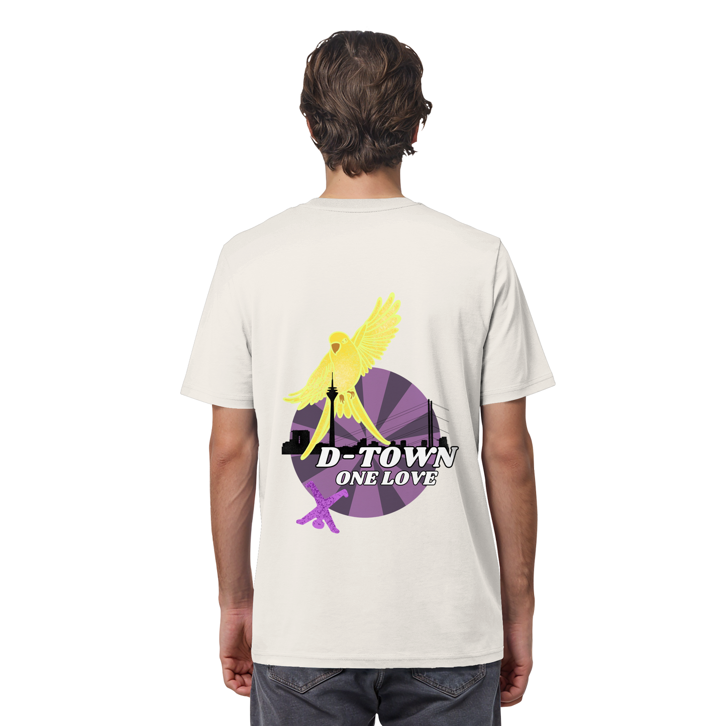 Rising Bird - Yellow - Organic Shirt