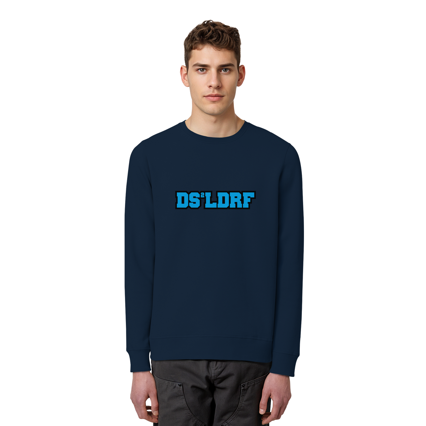 DS²LDRF - Blue Signal Drop - Organic Basic Unisex Sweatshirt