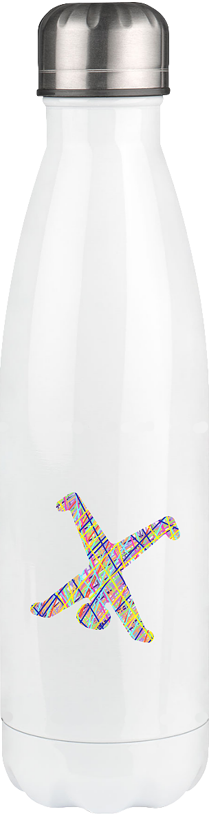 Water Bottle - Multi Colour - Panorama Thermoflasche 500ml