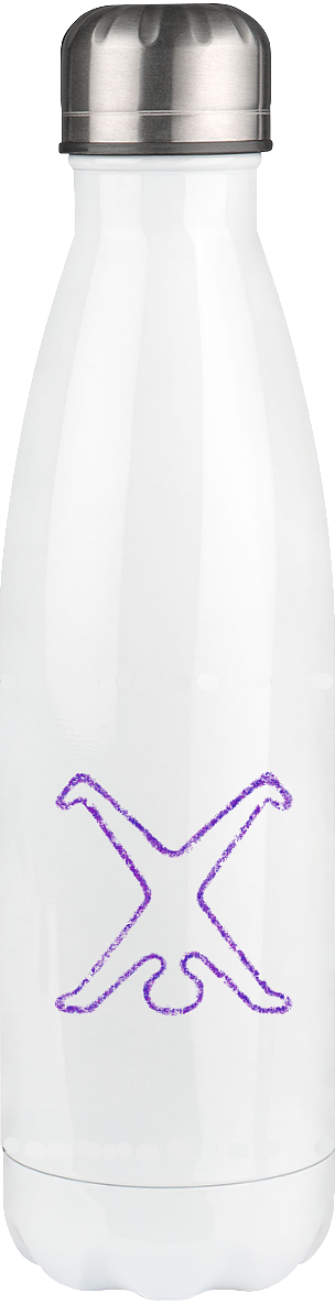 Water Bottle - Dust Purple - Panorama Thermoflasche 500ml