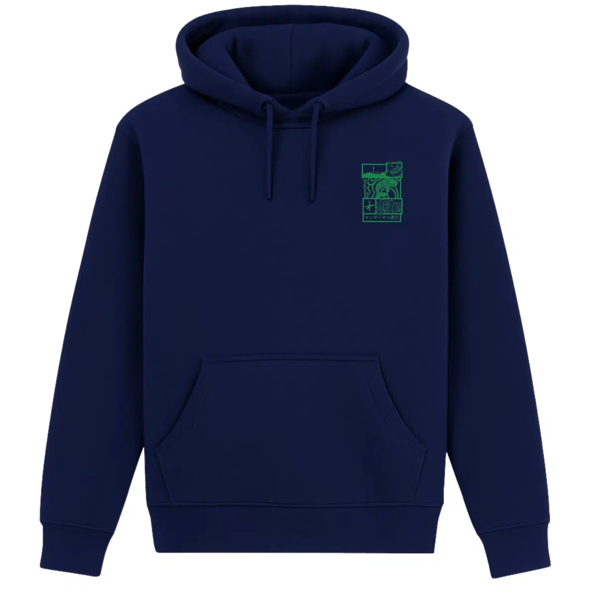 Hoodie Japan Koi grün