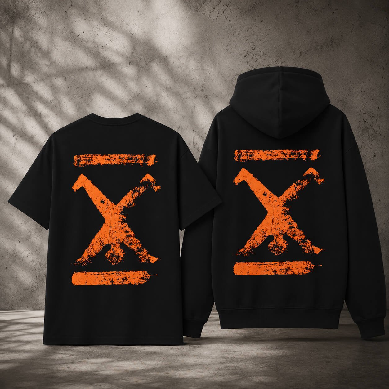 Backprint Combo - Hoodie & Shirt