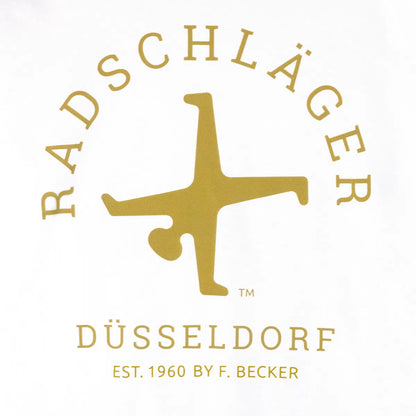 T-Shirt Weiß Radschläger Logo