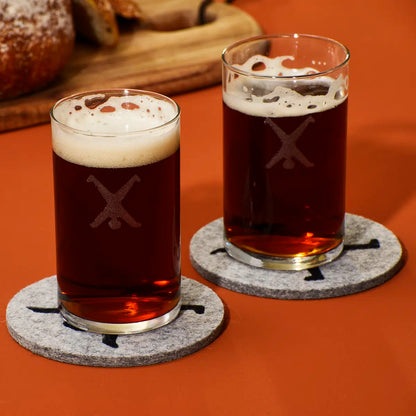 2er Set Altbiergläser Radschläger