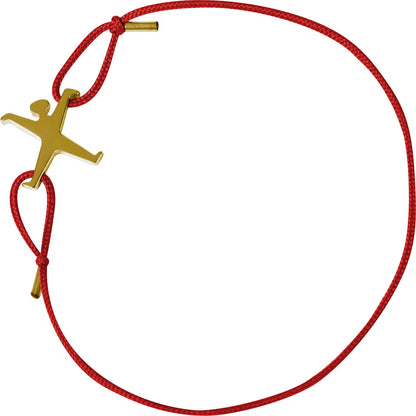 Armband 925er Silber vergoldet Rot Radschläger