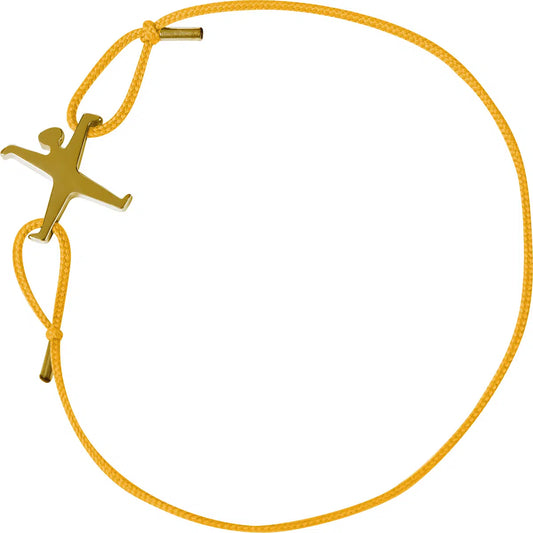 Armband 925er Silber vergoldet Orange Radschläger