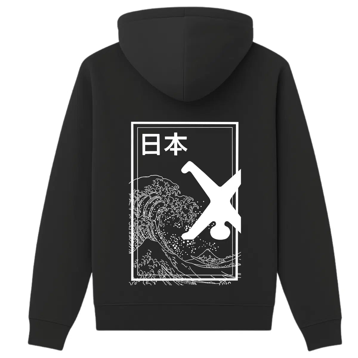 Hoodie japanische Welle