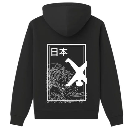 Hoodie japanische Welle
