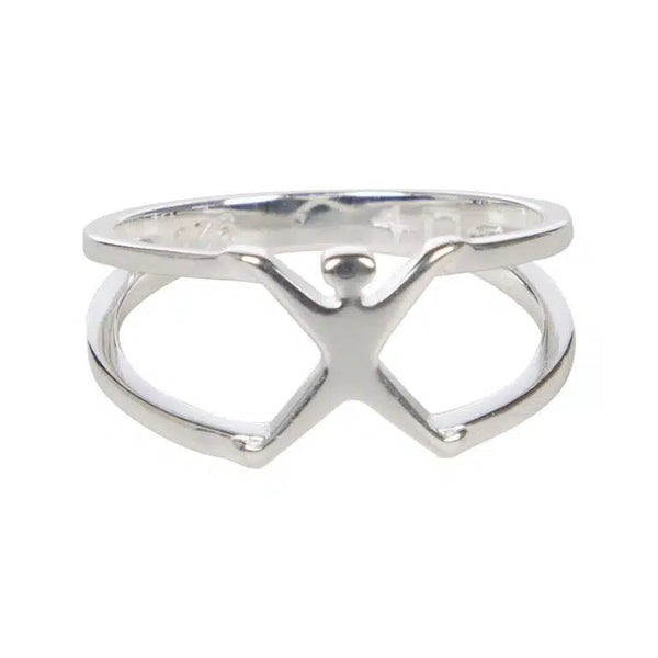Damenring 925er Silber Radschläger
