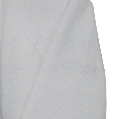 Hoodie grey Pufferprint Radschläger