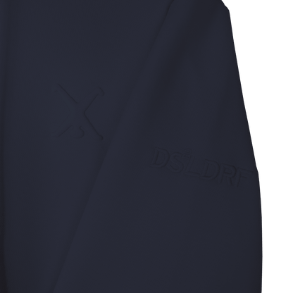 Hoodie navy Pufferprint Radschläger