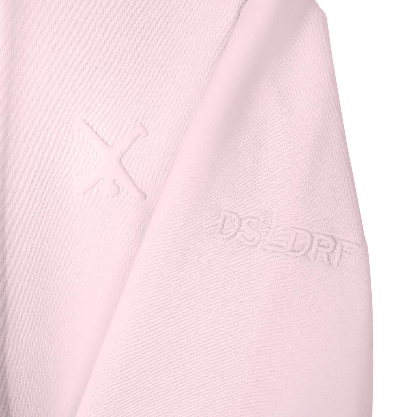 Hoodie rosé Pufferprint Radschläger