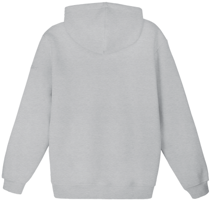 Hoodie grey Pufferprint Radschläger