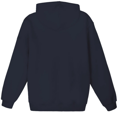 Hoodie navy Pufferprint Radschläger