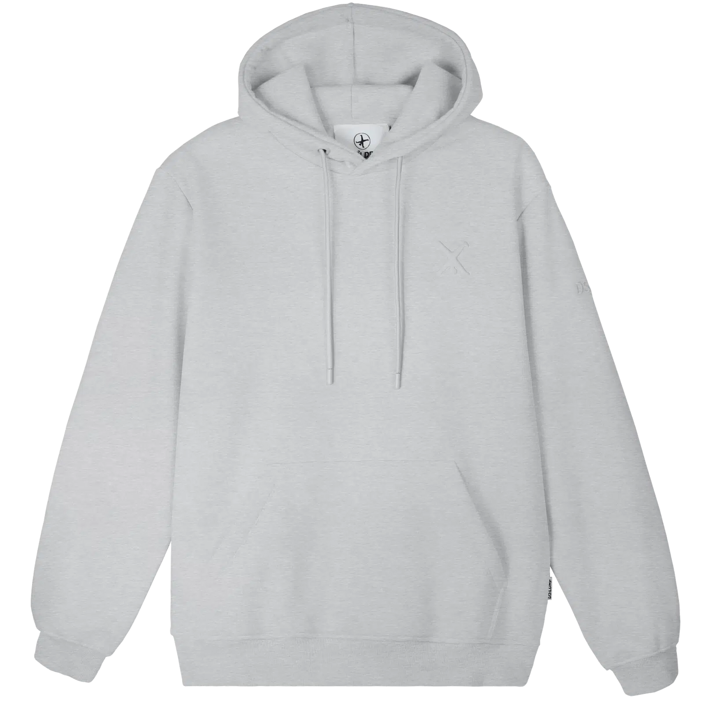Hoodie grey Pufferprint Radschläger