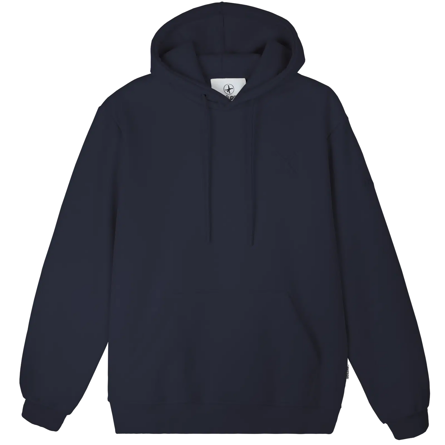Hoodie navy Pufferprint Radschläger