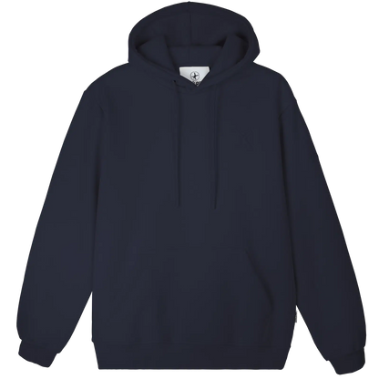 Hoodie navy Pufferprint Radschläger