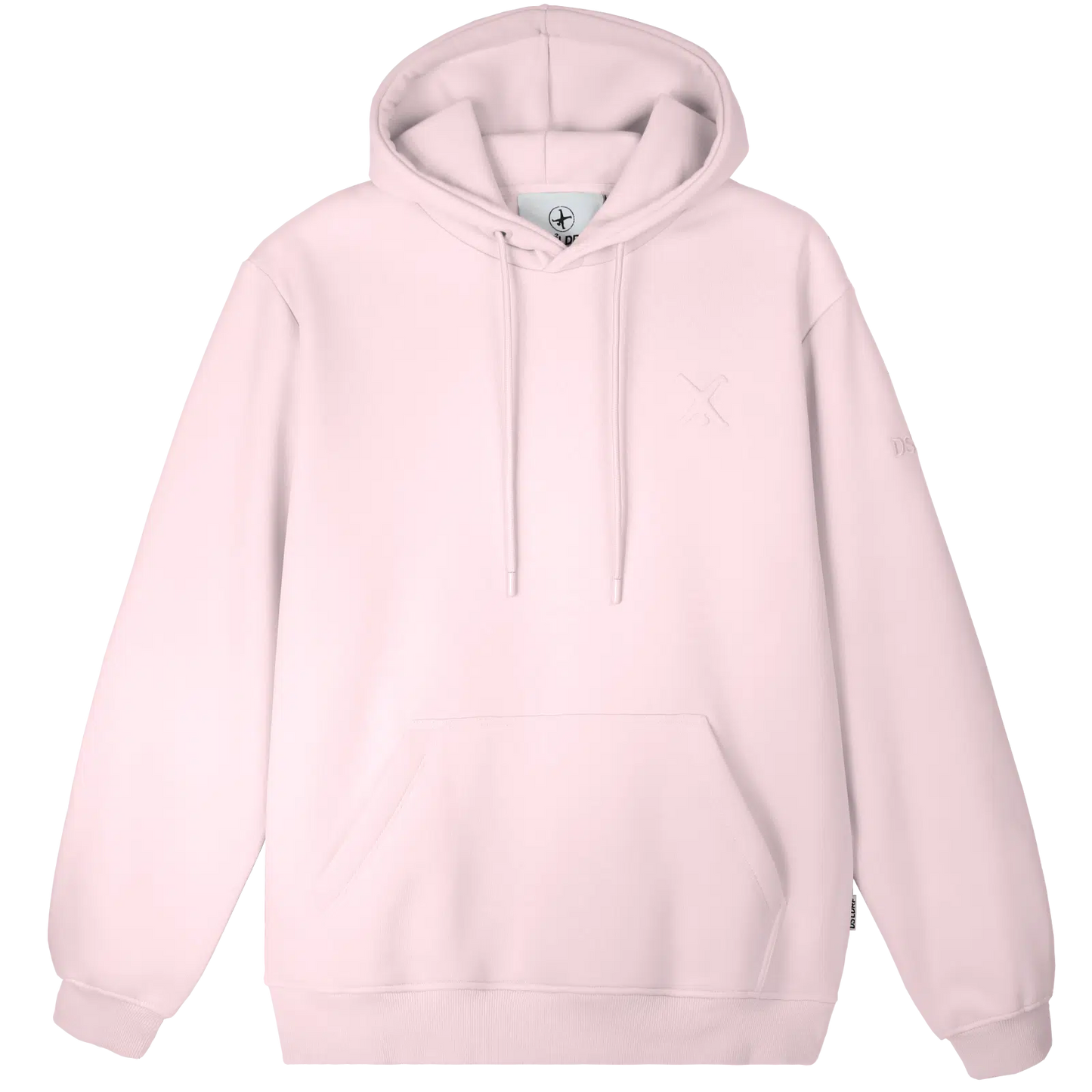 Hoodie rosé Pufferprint Radschläger