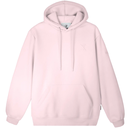 Hoodie rosé Pufferprint Radschläger