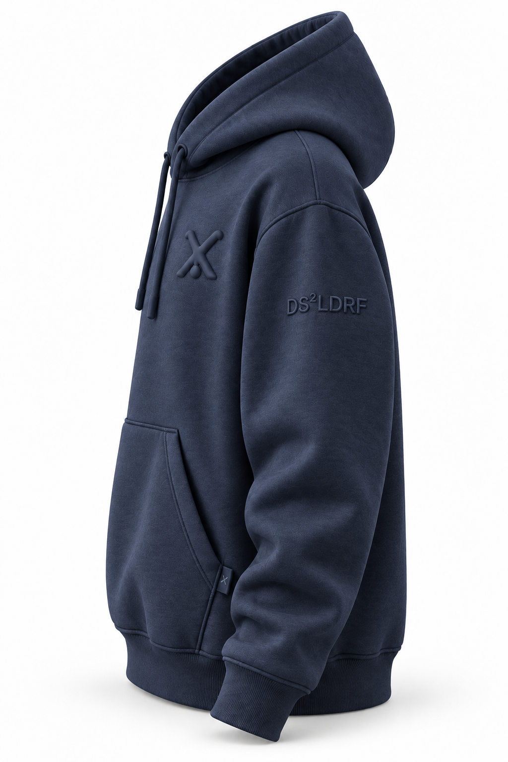 Hoodie Radschläger Zeichen, navy