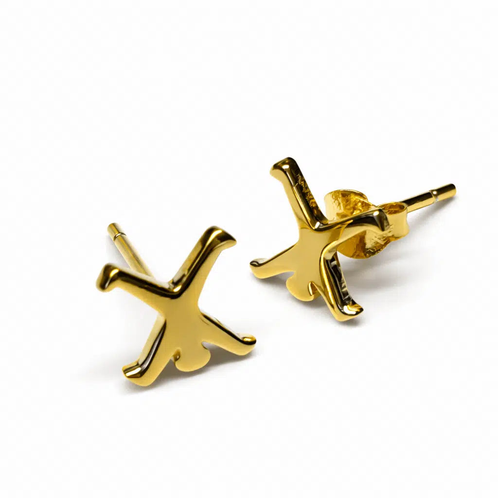 Ohrstecker vergoldet