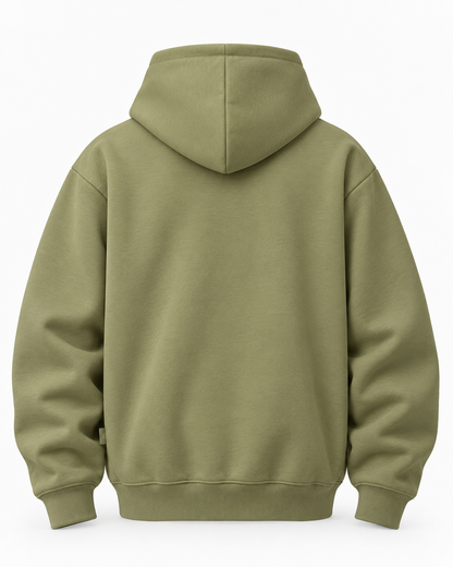 Hoodie Radschläger Zeichen, oliv