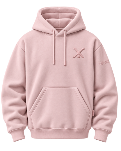 Hoodie Radschläger Zeichen, rosé