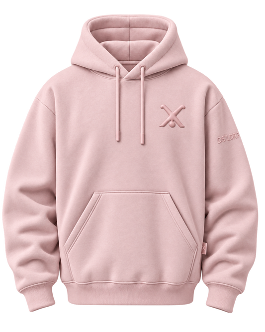 Hoodie Radschläger Zeichen, rosé