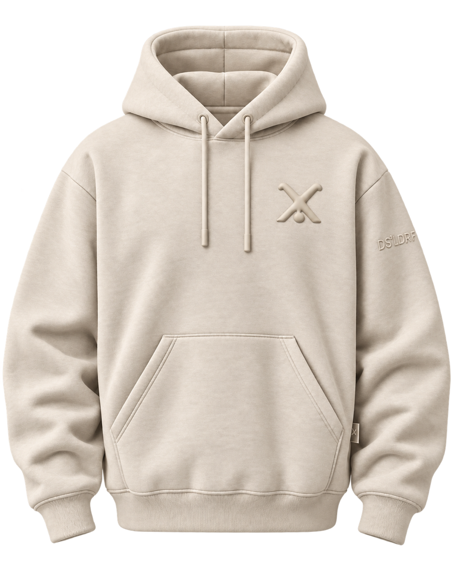 Hoodie Radschläger Zeichen, sand