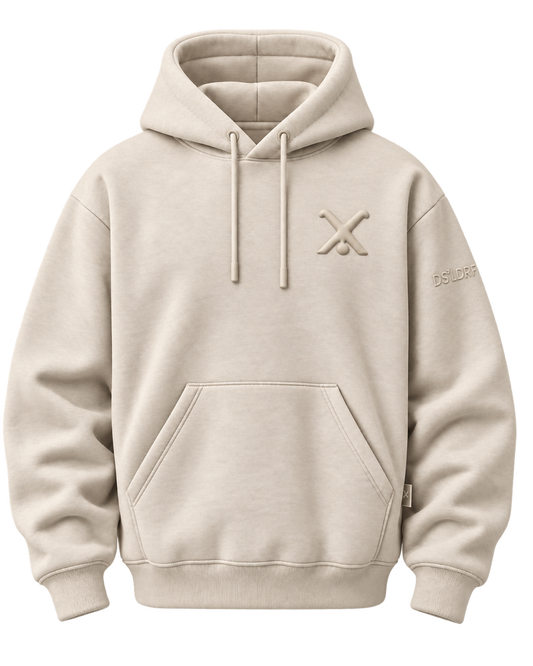 Hoodie Radschläger Zeichen, sand