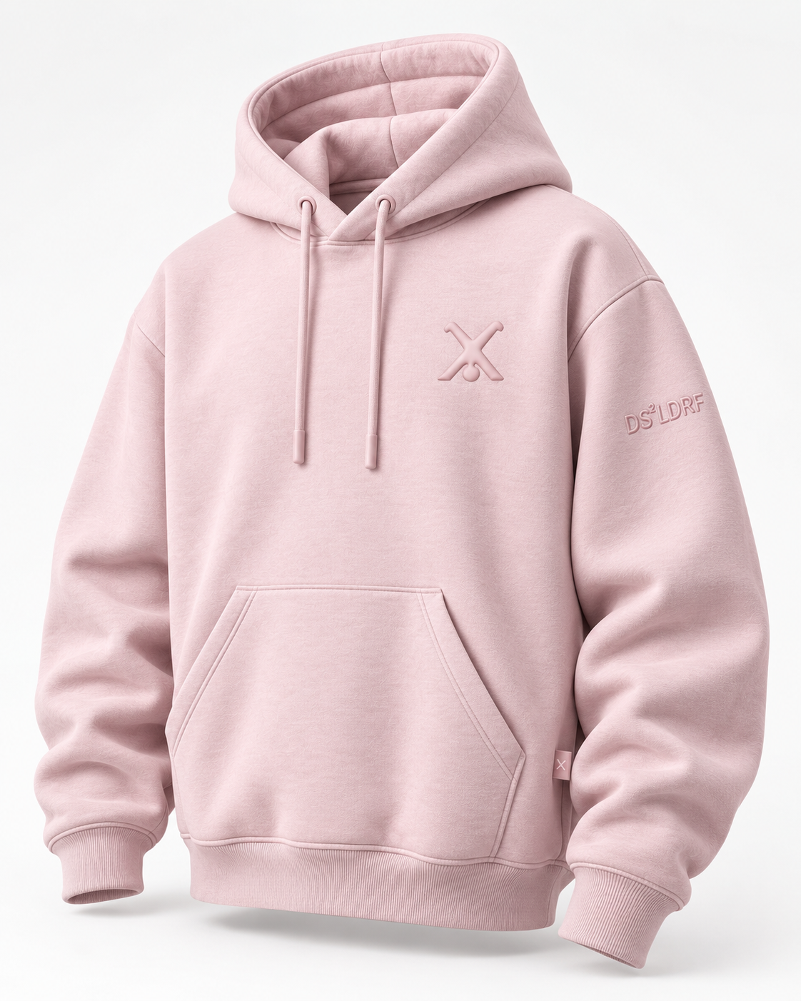 Hoodie Radschläger Zeichen, rosé