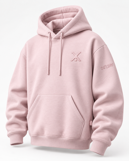 Hoodie Radschläger Zeichen, rosé