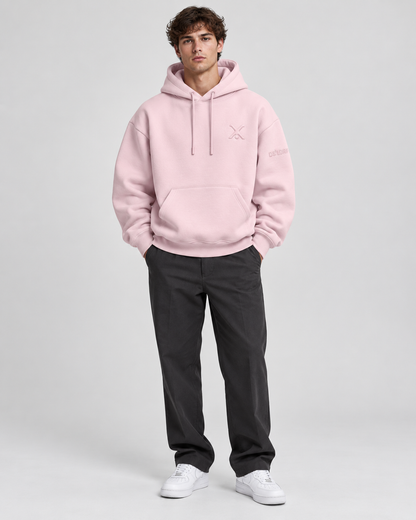 Hoodie Radschläger Zeichen, rosé