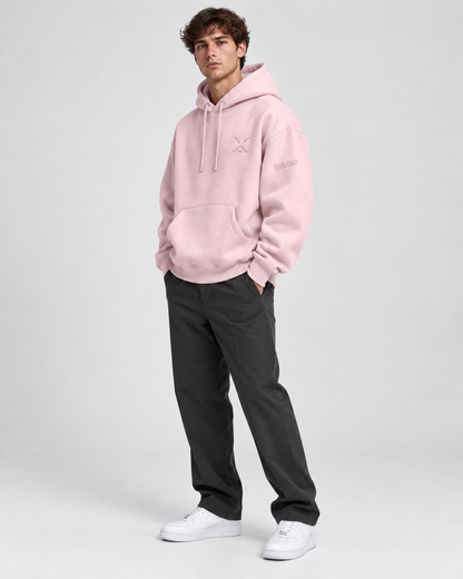 Hoodie Radschläger Zeichen, rosé