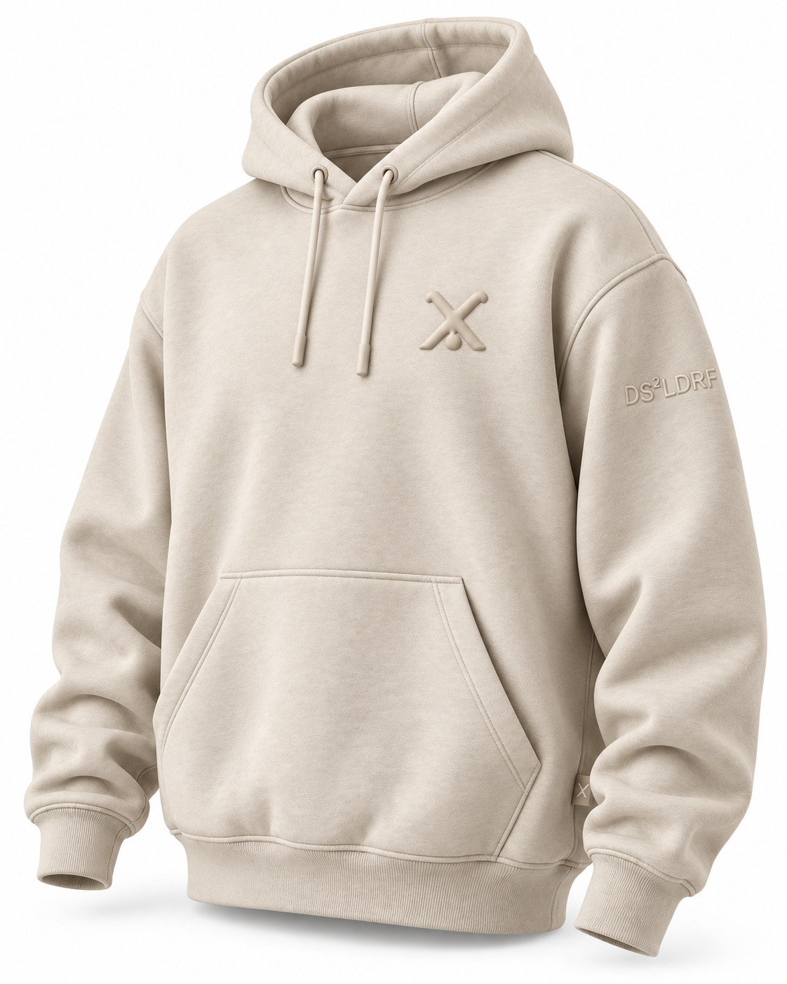 Hoodie Radschläger Zeichen, sand