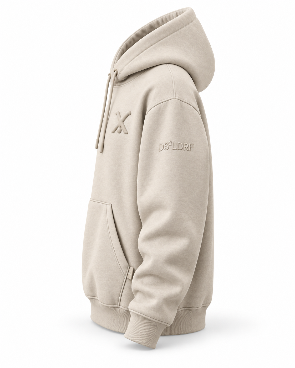 Hoodie Radschläger Zeichen, sand