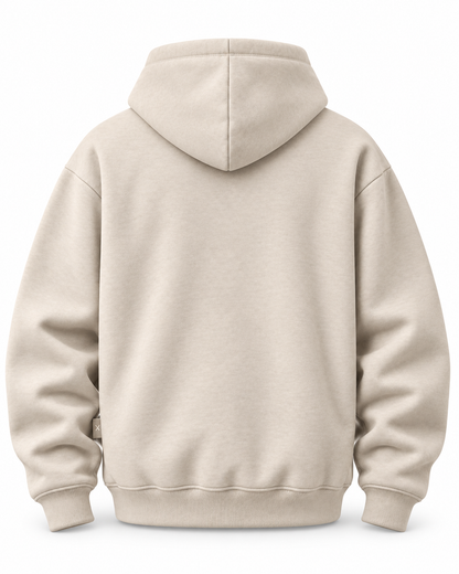Hoodie Radschläger Zeichen, sand