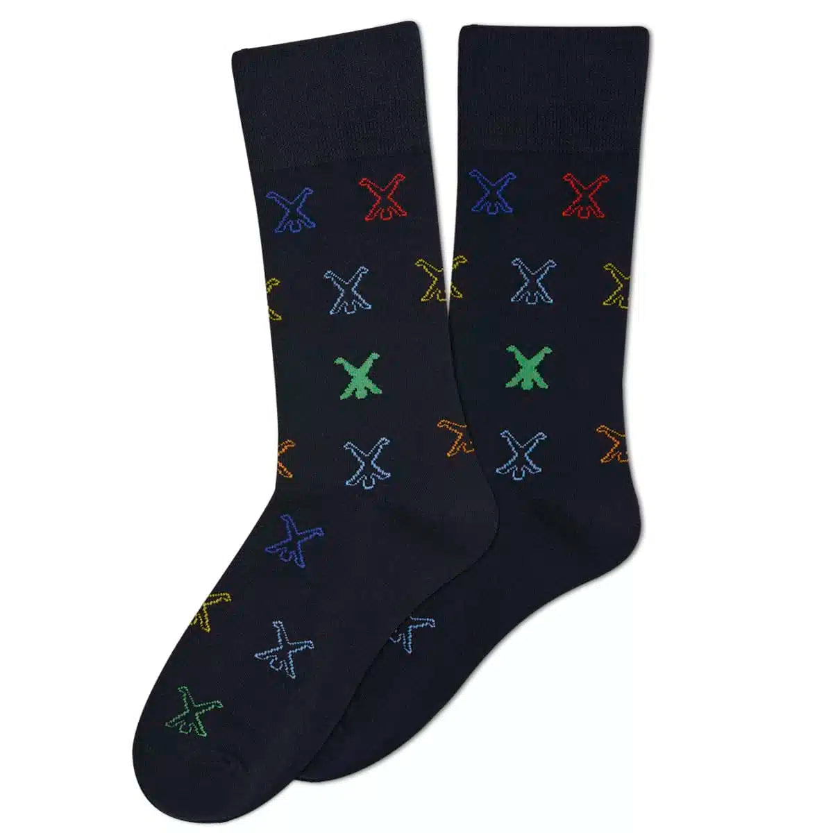 Socken Unisex Schwarz mit Radschläger