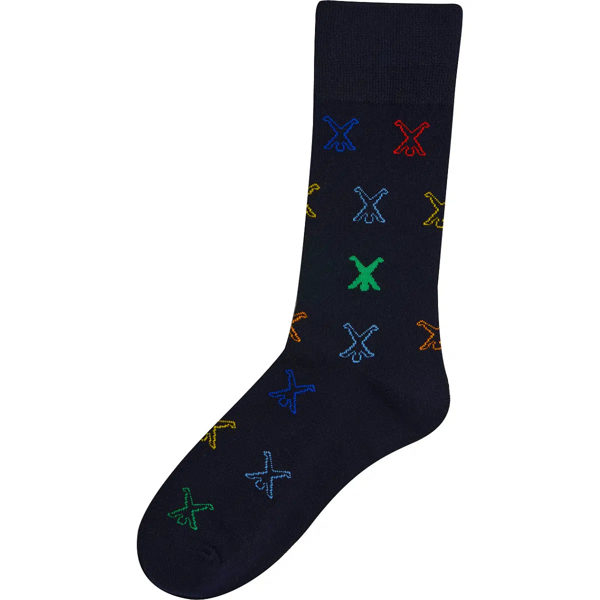 Socken Unisex Schwarz mit Radschläger